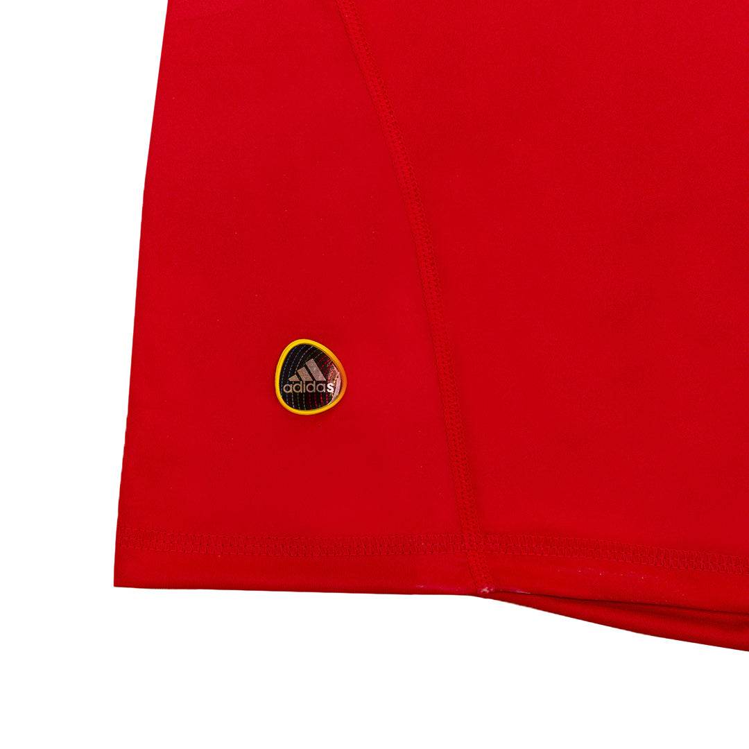 Męska Koszulka Retro Domowa Spain World Cup 2010 - Topowe Koszulki Pilkarskie Sklep Internetowy