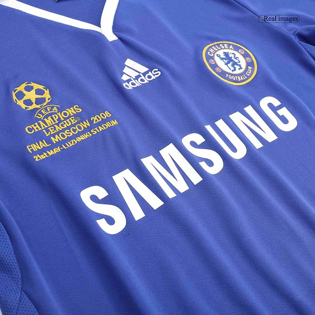 Męska Koszulka Retro Domowa Chelsea 2008 - UCL - Topowe Koszulki Pilkarskie Sklep Internetowy