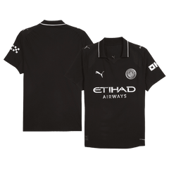 Męska Koszulka Wyjazdowa Manchester City Wersja Piłkarska 2025/26 - Slim Fit - Topowe Koszulki Pilkarskie Sklep Internetowy
