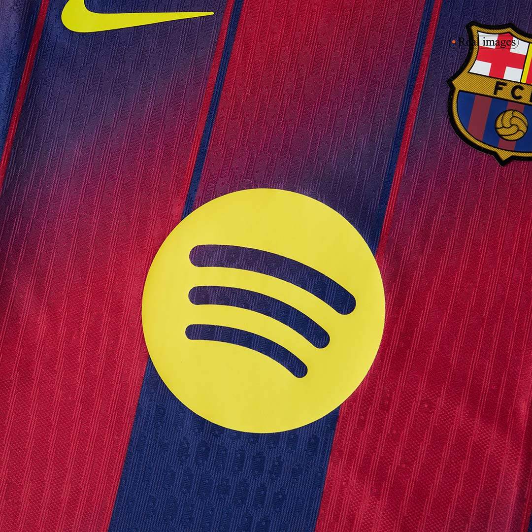 Męska Koszulka Domowa Barcelona KOUNDE #23 Wersja Piłkarska 2025/26 - UCL - Slim Fit - Topowe Koszulki Pilkarskie Sklep Internetowy