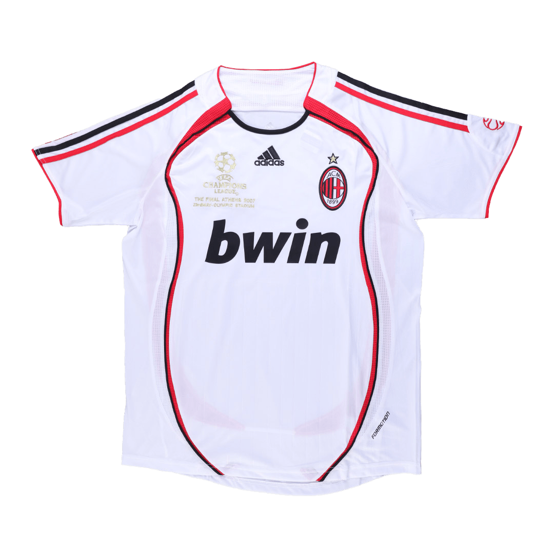 Męska koszulka wyjazdowa Retro RONALDO #99 2006/07 AC Milan - UCL