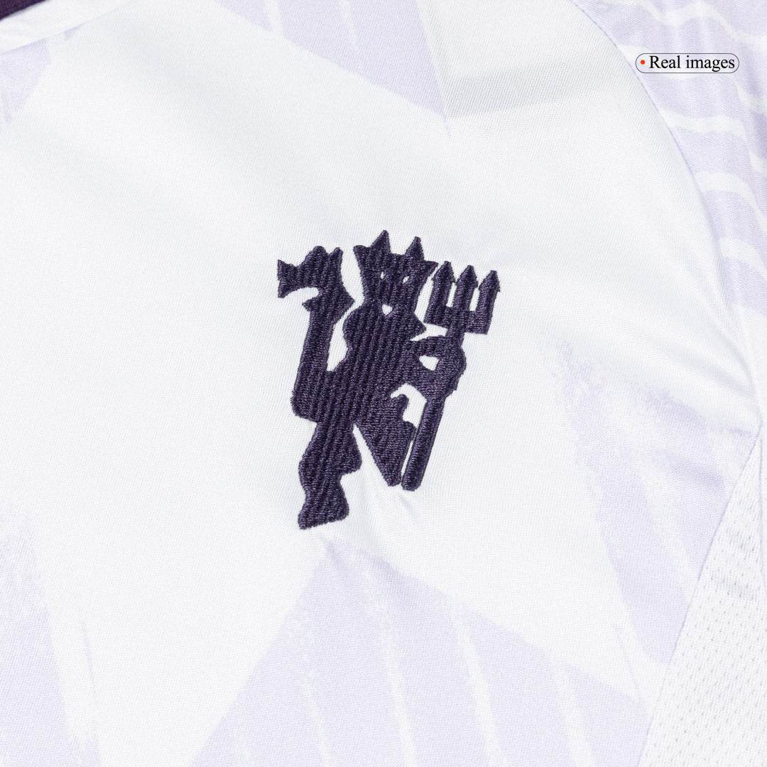 Męska Koszulka Wyjazdowa Manchester United z Długim Rękawem 2025/26 - Topowe Koszulki Pilkarskie Sklep Internetowy