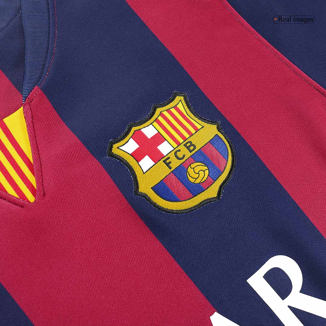 Męska retro koszulka piłkarska Barcelona domowa z sezonu 14/15 MESSI #10