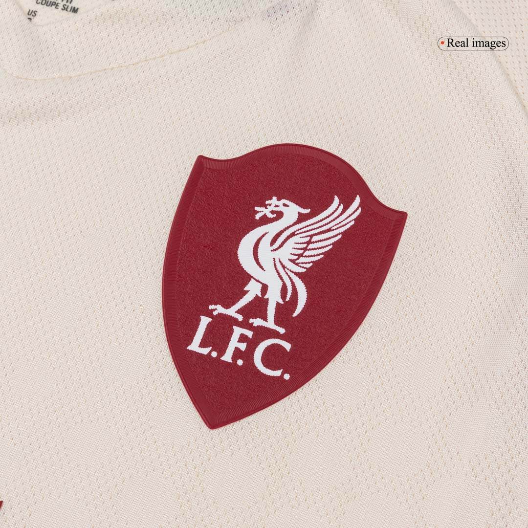 Męska Koszulka Wyjazdowa Liverpool Wersja Piłkarska 25/26 - Slim Fit - Topowe Koszulki Pilkarskie Sklep Internetowy