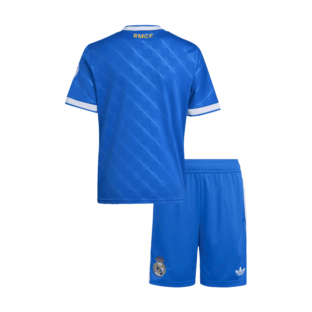 Dziecięcy Zestaw Trzecia Wyjazdowa Real Madrid (Koszulka+Spodenki) 2025/26 - Topowe Koszulki Pilkarskie Sklep Internetowy
