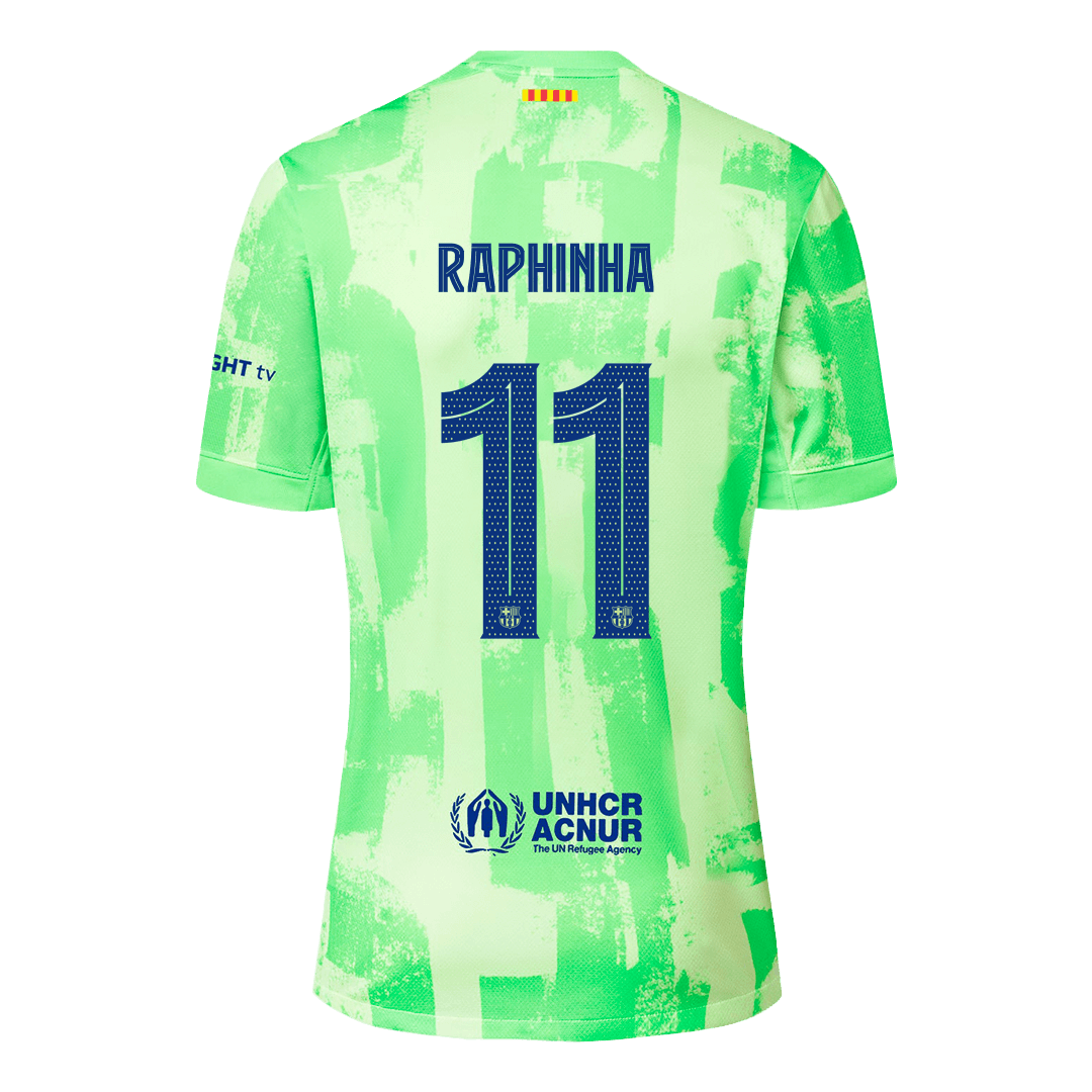 Barcelona third away jersey 2024/25 LEWANDOWSKI #9 - UCL (Spotify Logo Without Text)