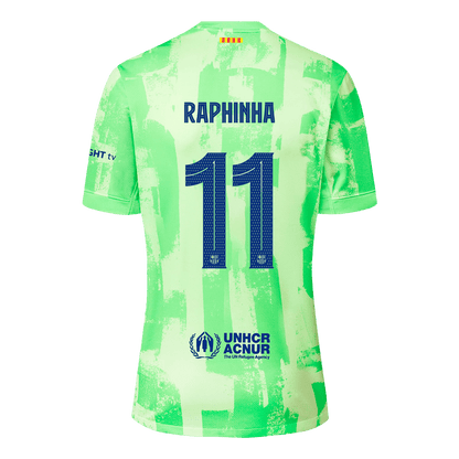 Barcelona third away jersey 2024/25 LEWANDOWSKI #9 - UCL (Spotify Logo Without Text)