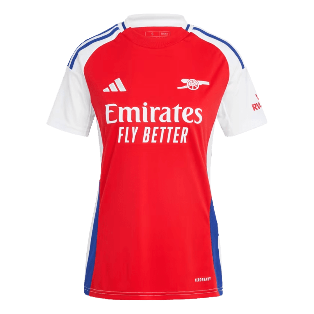 Damska koszulka piłkarska Arsenal Home wysokiej jakości 2024/25