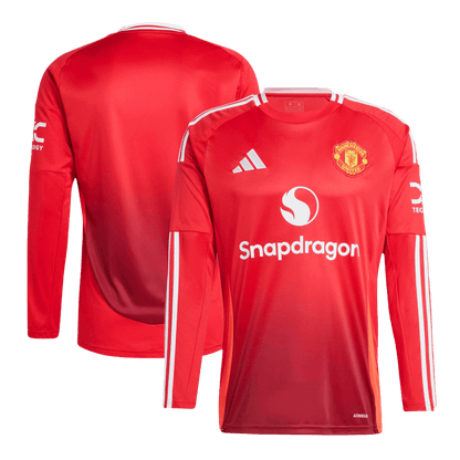 Manchester United Home Long Sleeve High Quality Football Shirt 2024/25