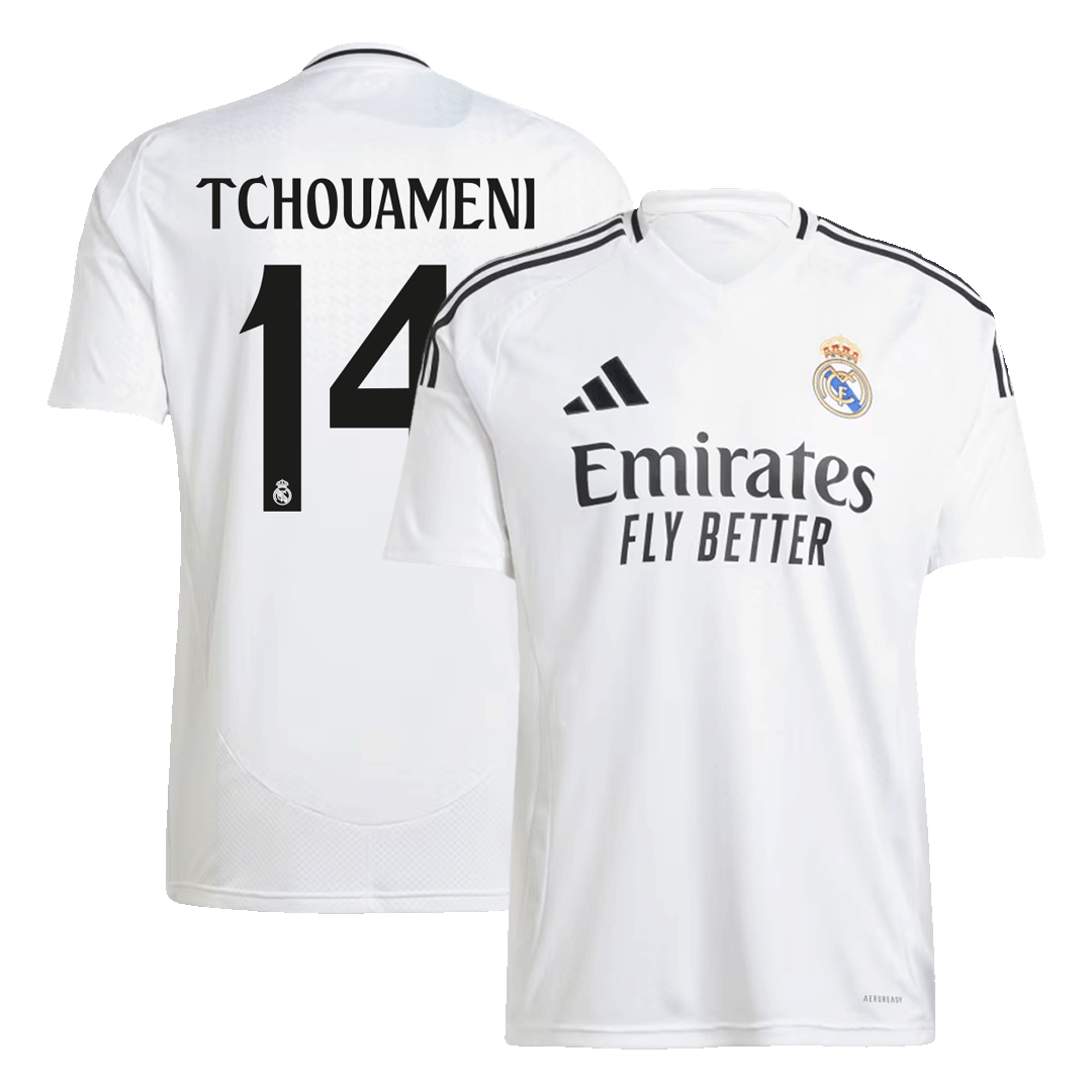 TCHOUAMENI #14 Real Madrid Home High Quality Football Shirt 2024/25