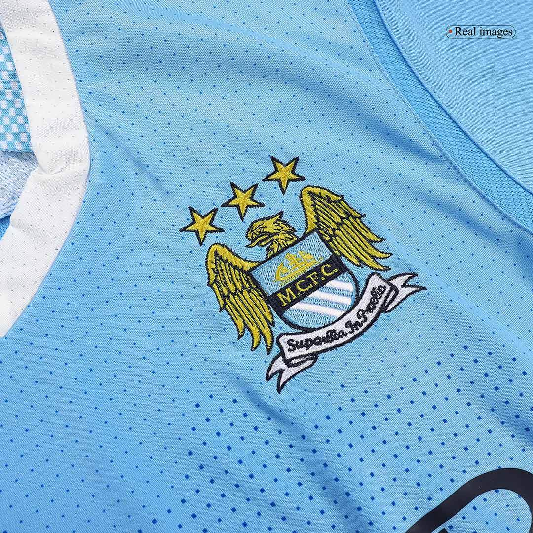 Męska Koszulka Retro Domowa Manchester City 2011/12 - Topowe Koszulki Pilkarskie Sklep Internetowy
