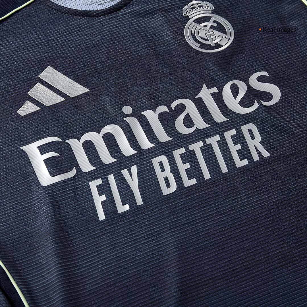 Męska Koszulka Wyjazdowa Real Madrid TCHOUAMENI #14 Wersja Piłkarska 2025/26 - Slim Fit - Topowe Koszulki Pilkarskie Sklep Internetowy