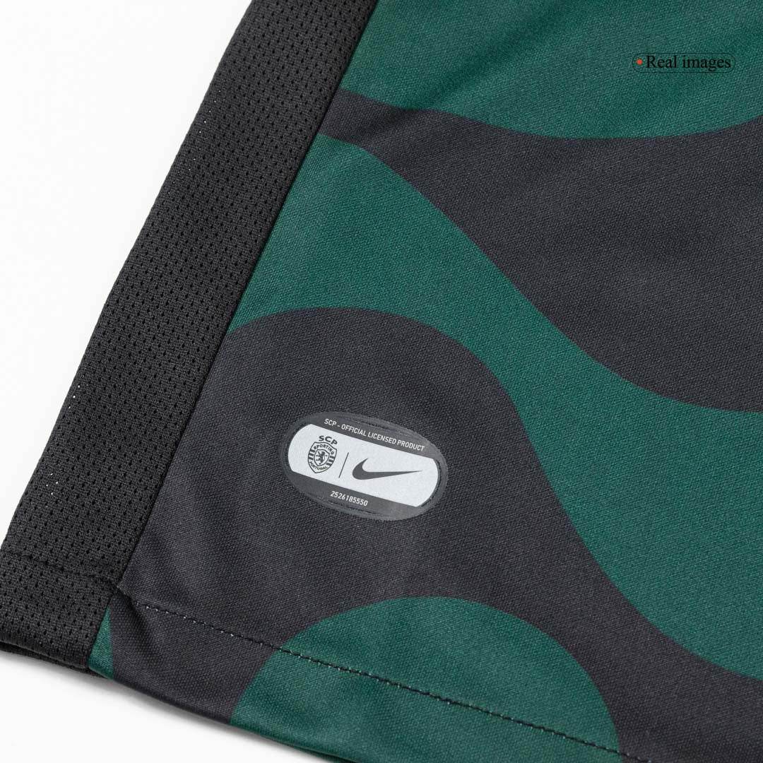 Męska Alternatywna Koszulka Sporting CP 25/26 Czarna - Topowe Koszulki Pilkarskie Sklep Internetowy