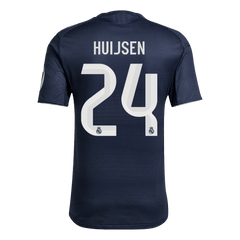 Męska Koszulka Wyjazdowa Real Madryt HUIJSEN #24 Wersja Piłkarska 2025/26 - Slim Fit - Topowe Koszulki Pilkarskie Sklep Internetowy