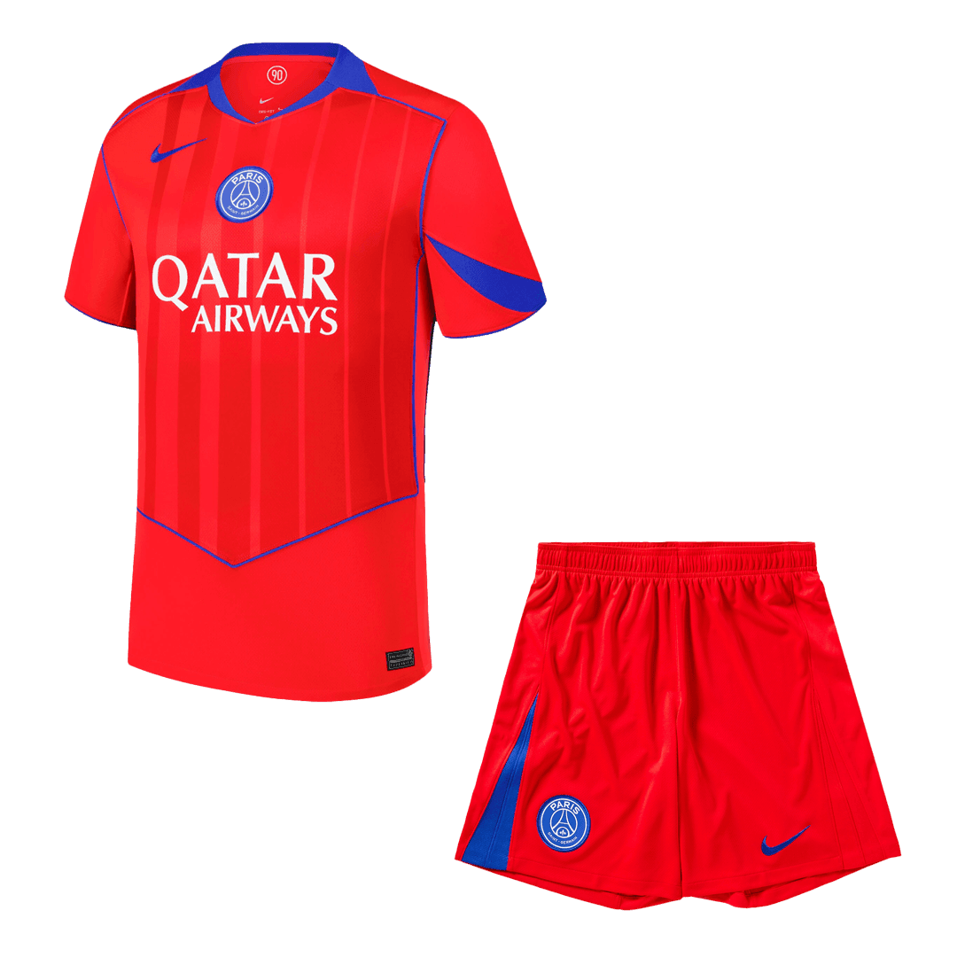 Męski Zestaw Trzecia Wyjazdowa PSG (Koszulka+Spodenki) 2025/26 - Topowe Koszulki Pilkarskie Sklep Internetowy