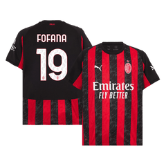 Męska Koszulka Domowa AC Milan FOFANA #19 2025/26 [PREMIUM] - Topowe Koszulki Pilkarskie Sklep Internetowy