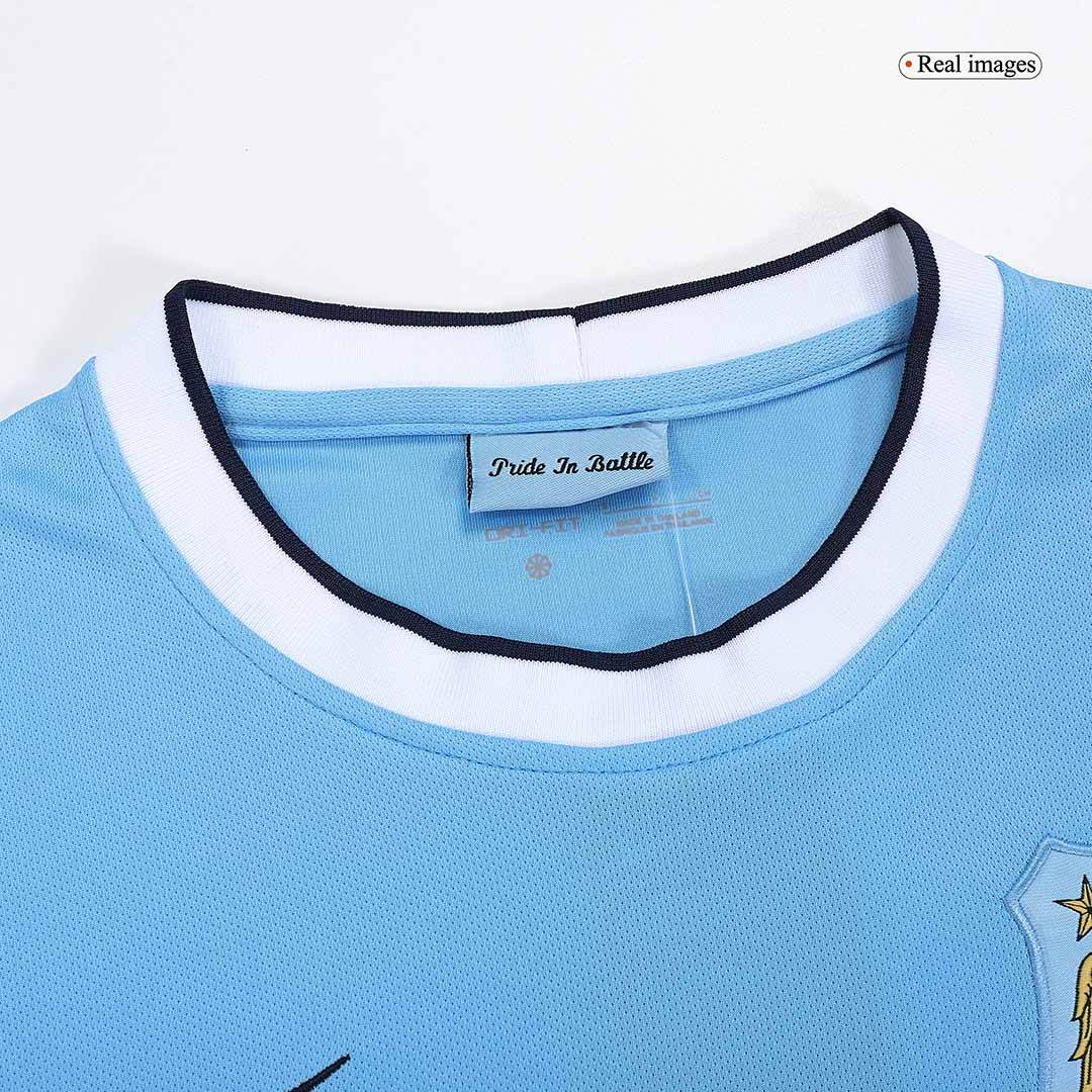 Męska Koszulka Retro Domowa Manchester City 2013/14 - Topowe Koszulki Pilkarskie Sklep Internetowy