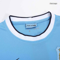 Męska Koszulka Retro Domowa Manchester City 2013/14 - Topowe Koszulki Pilkarskie Sklep Internetowy