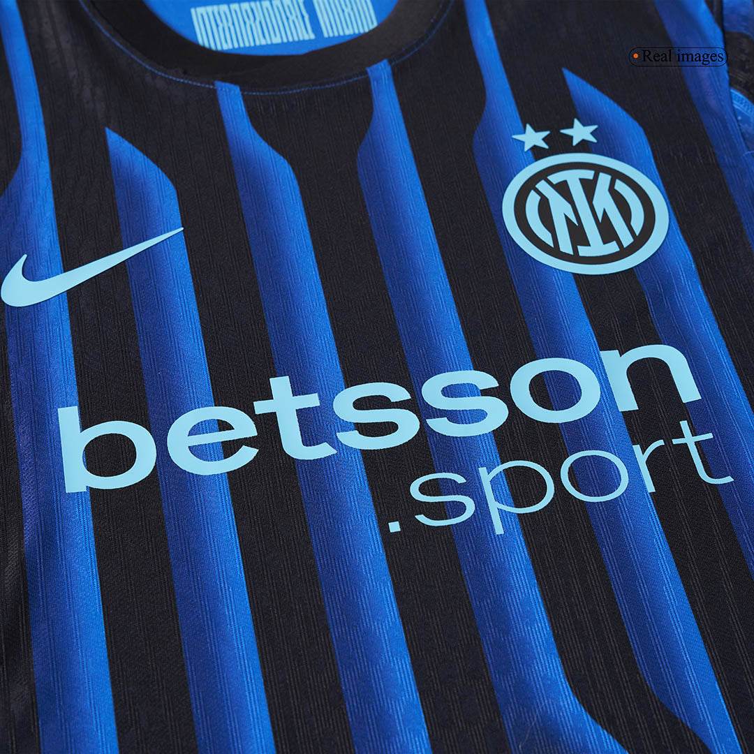 Męska Koszulka Domowa Inter Milan THURAM #9 Wersja Piłkarska 2025/26 - Slim Fit - Topowe Koszulki Pilkarskie Sklep Internetowy