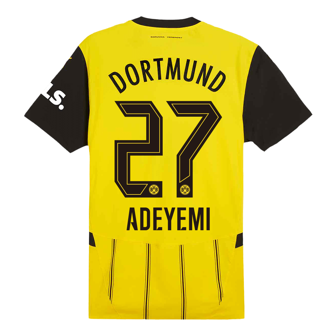 Męska Koszulka Domowa Borussia Dortmund ADEYEMI #27 2024/25