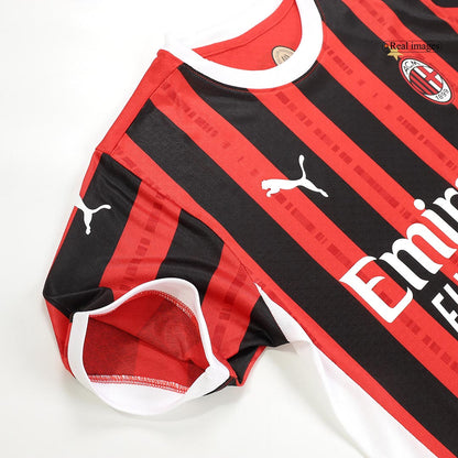 Męska wersja PULISIC #11 AC Milan Koszulka domowa piłkarska 2024/25 - UCL - Slim Fit