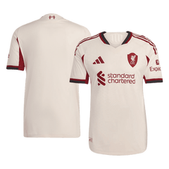 Męska Koszulka Wyjazdowa Liverpool Wersja Piłkarska 25/26 - Slim Fit - Topowe Koszulki Pilkarskie Sklep Internetowy