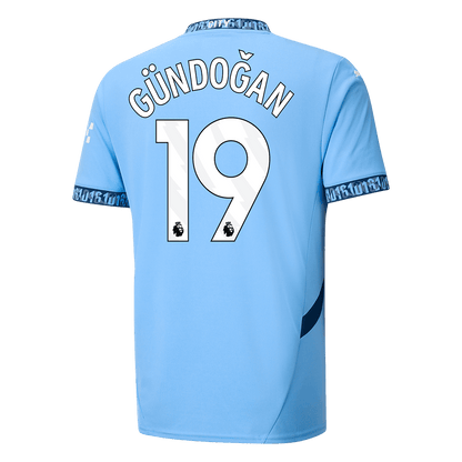 GÜNDOĞAN #19 Manchester City Home 2024/25 Football Shirt