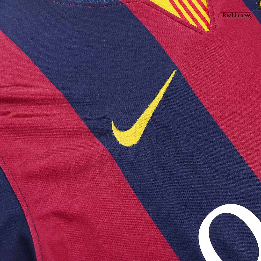 Męska retro koszulka piłkarska Barcelona domowa z sezonu 14/15 MESSI #10