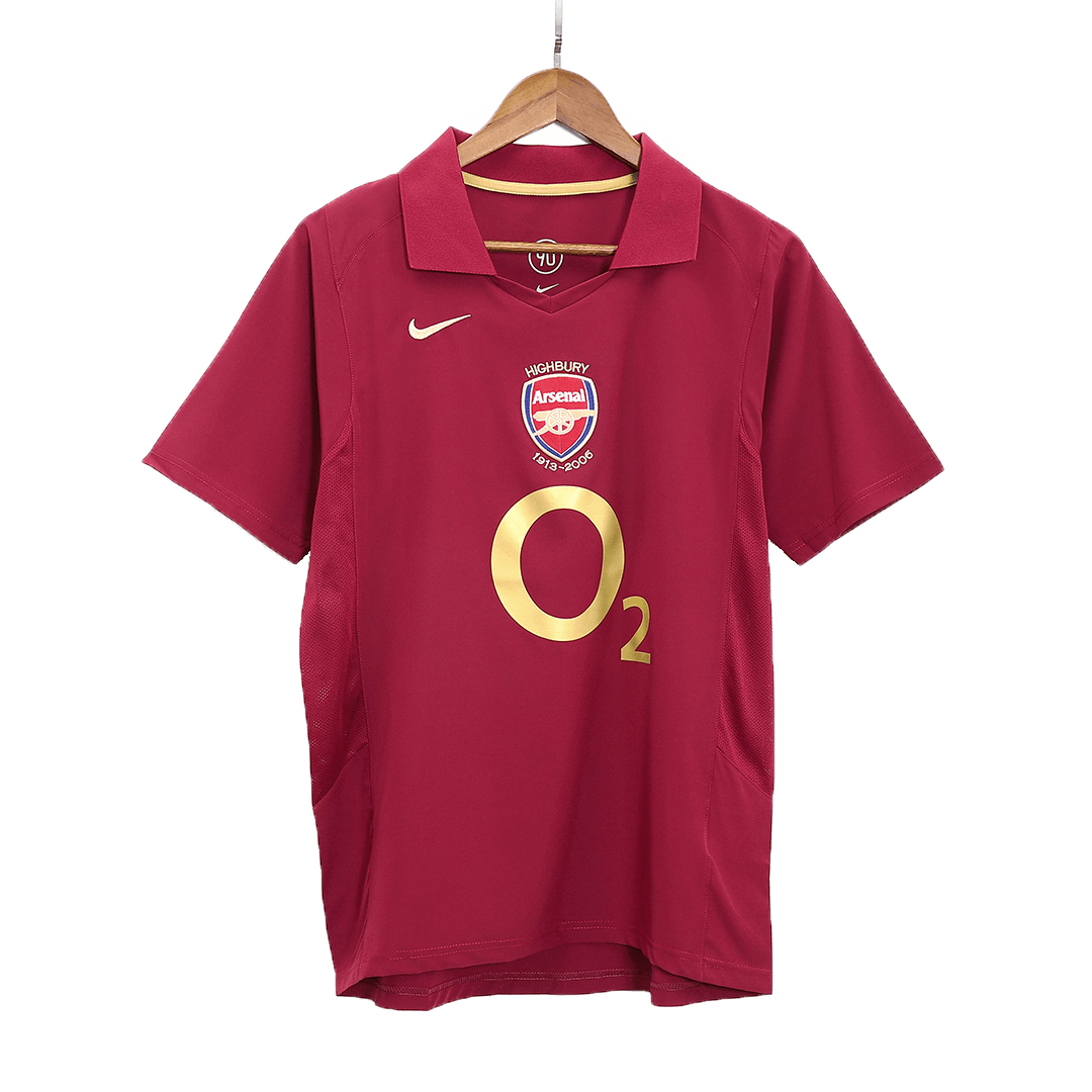 HENRY #14 Men's Retro Arsenal Home Shirt 05/06