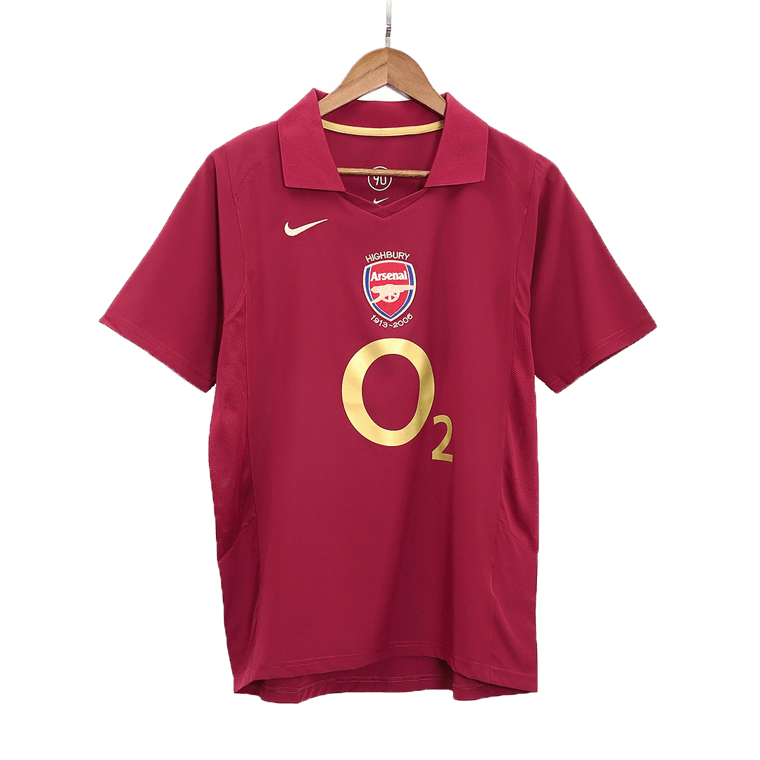 Męska Koszulka Retro Domowa Arsenal 2005/06 - Topowe Koszulki Pilkarskie Sklep Internetowy