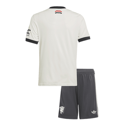 Dziecięca koszulka piłkarska Manchester United Third Away (koszulka+spodenki) 2024/25