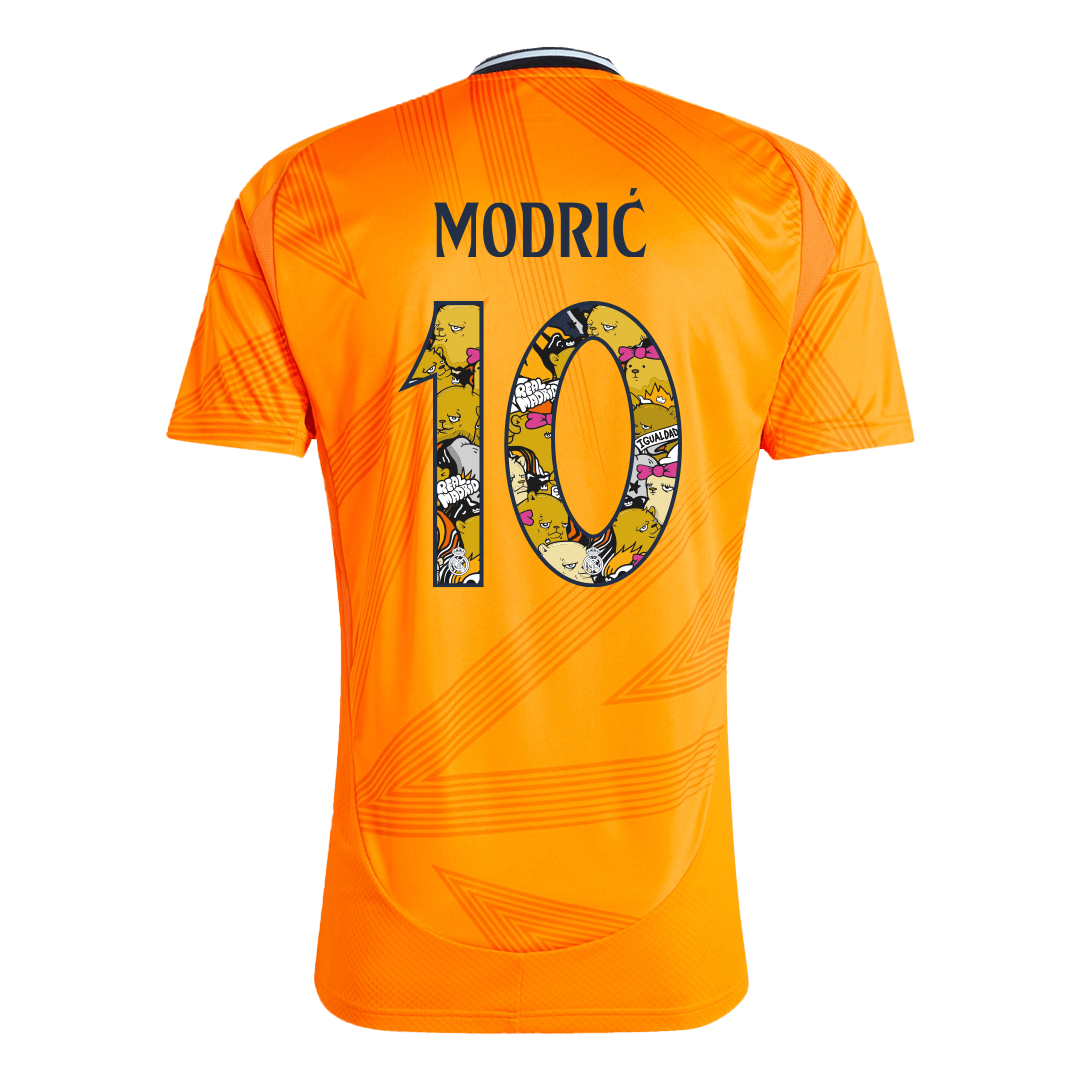 Modri? #10 Real Madrid Away High Quality Football Shirt 2024/25 - Bear Champ Font