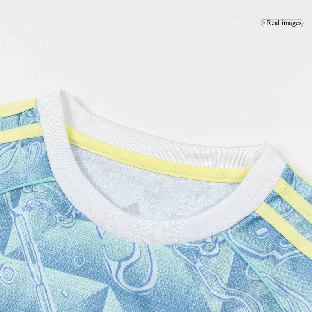 Dziecięcy Zestaw Wyjazdowa Juventus (Koszulka + Spodenki + Skarpety) 2025/26 - Topowe Koszulki Pilkarskie Sklep Internetowy