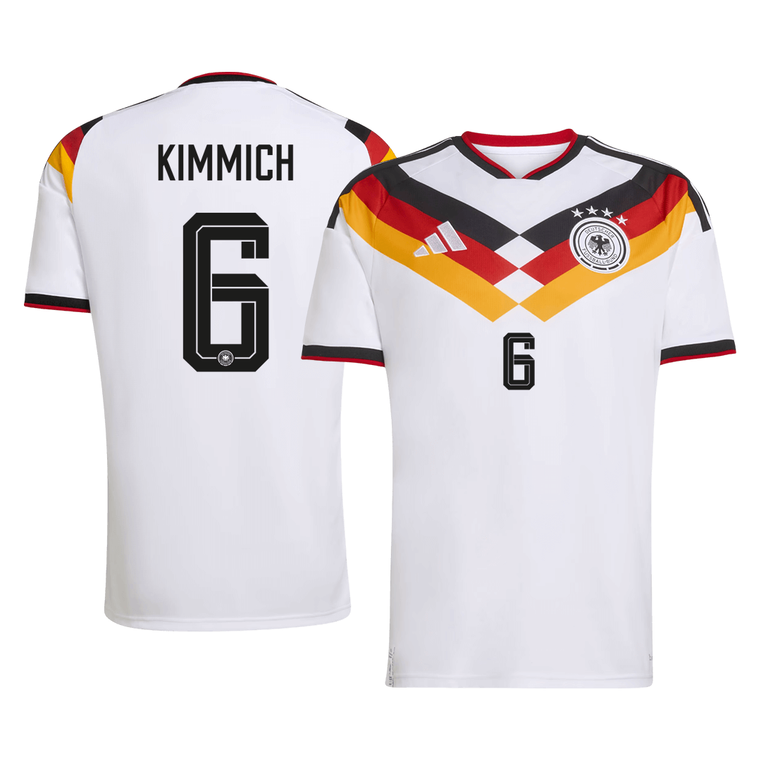Męska Koszulka Domowa Niemcy KIMMICH #6 World Cup 2026