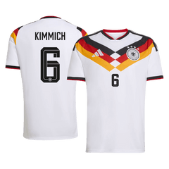 Męska Koszulka Domowa Niemcy KIMMICH #6 World Cup 2026