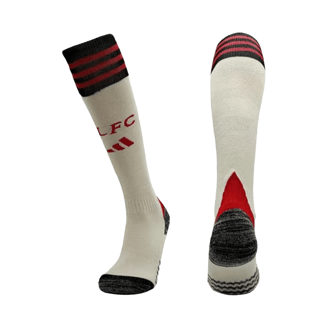 Dziecięce Skarpety Wyjazdowa Liverpool 2025/26 - Topowe Koszulki Pilkarskie Sklep Internetowy
