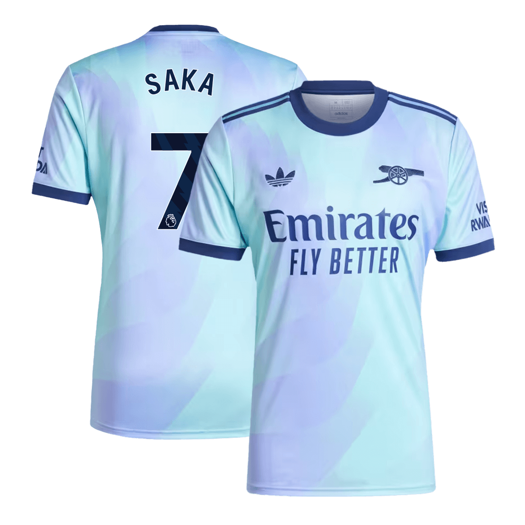 Tercera camiseta visitante del Arsenal 2024/25 SAKA #7