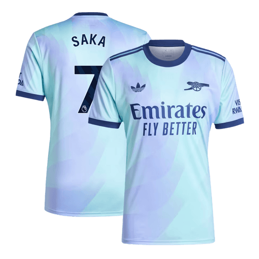 Tercera camiseta visitante del Arsenal 2024/25 SAKA #7