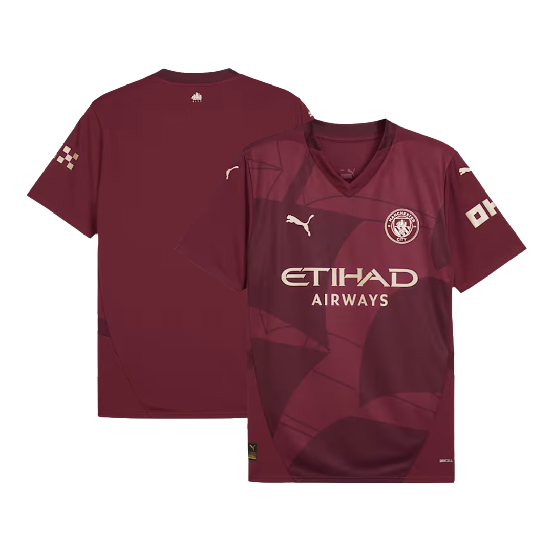 Tercera camiseta visitante del Manchester City 2024/25