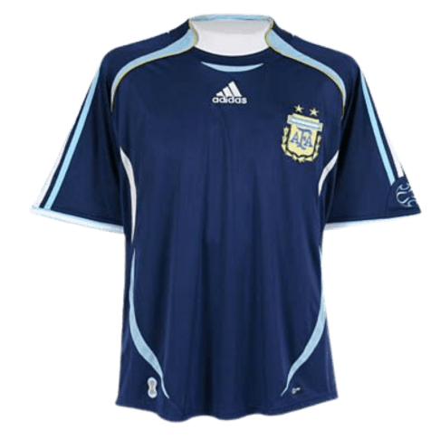 Męska Koszulka Retro Wyjazdowa Argentina 2006 - Topowe Koszulki Pilkarskie Sklep Internetowy