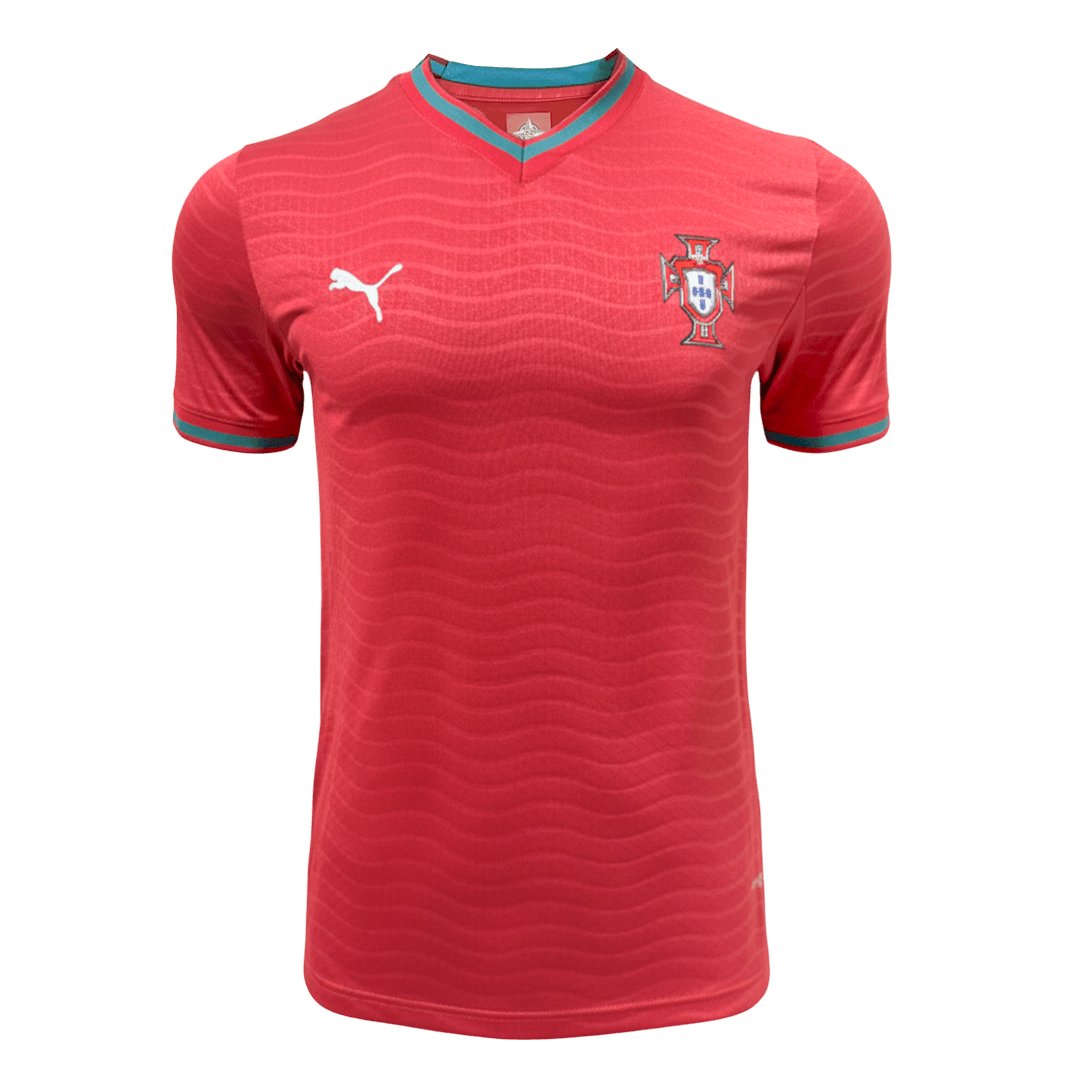 Męska Koszulka Domowa Portugal Wersja Piłkarska 2026 - Slim Fit