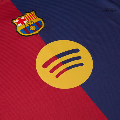 Camiseta de fútbol de local para hombre del Barcelona 2024/25 - 125 Aniversario (Logo Spotify sin texto)