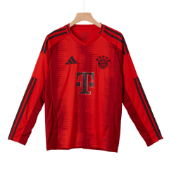 Męska Domowa Koszulka z Długim Rękawem Bayern Munich 2024/25 - Topowe Koszulki Pilkarskie Sklep Internetowy