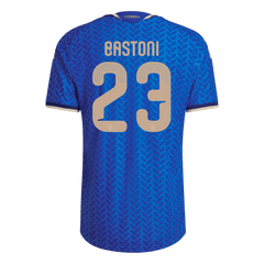 Męska Koszulka Domowa Italy BASTONI #23 Wersja Piłkarska World Cup 2026 - Slim Fit