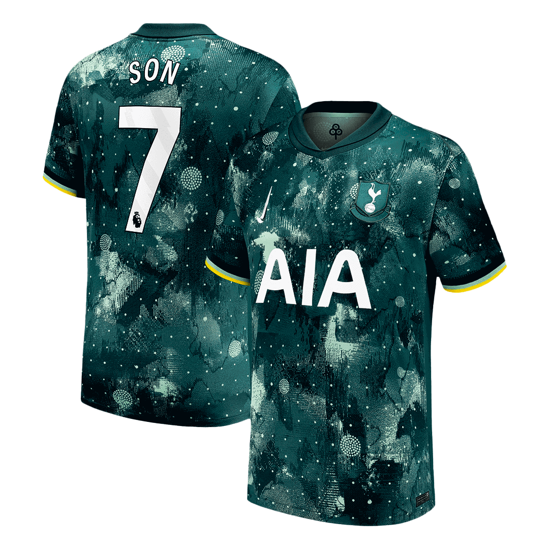 Wysokiej jakości koszulka piłkarska SON #7 Tottenham Hotspur Third Away 2024/25