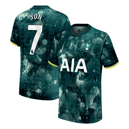 Wysokiej jakości koszulka piłkarska SON #7 Tottenham Hotspur Third Away 2024/25