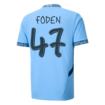 FODEN #47 Manchester City Home Football Shirt 2024/25 - UCL