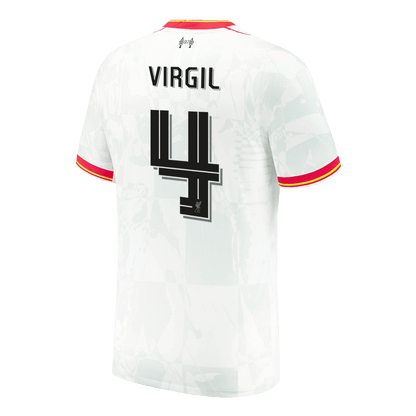 VIRGIL #4 Liverpool 24/25 Away Men's Football Shirt - UCL