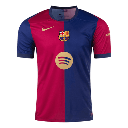 Camiseta de local del Barcelona 2024/25 F.DE JONG #21 - Logotipo de Spotify sin texto