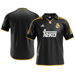 Męska Koszulka Retro Wyjazdowa Real Madrid 1999/01